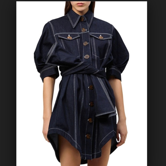 acler denim dress
